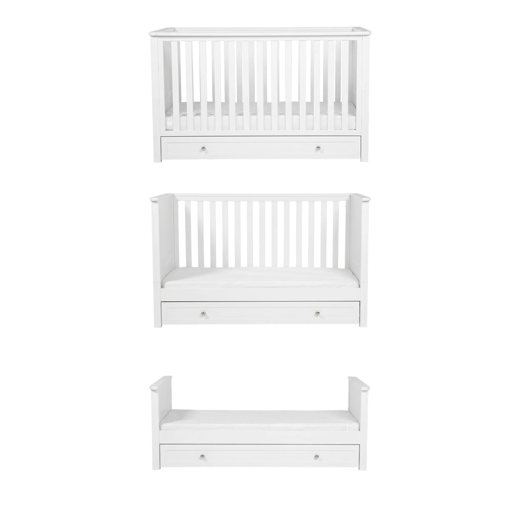 Wanderer Cot Bed White
