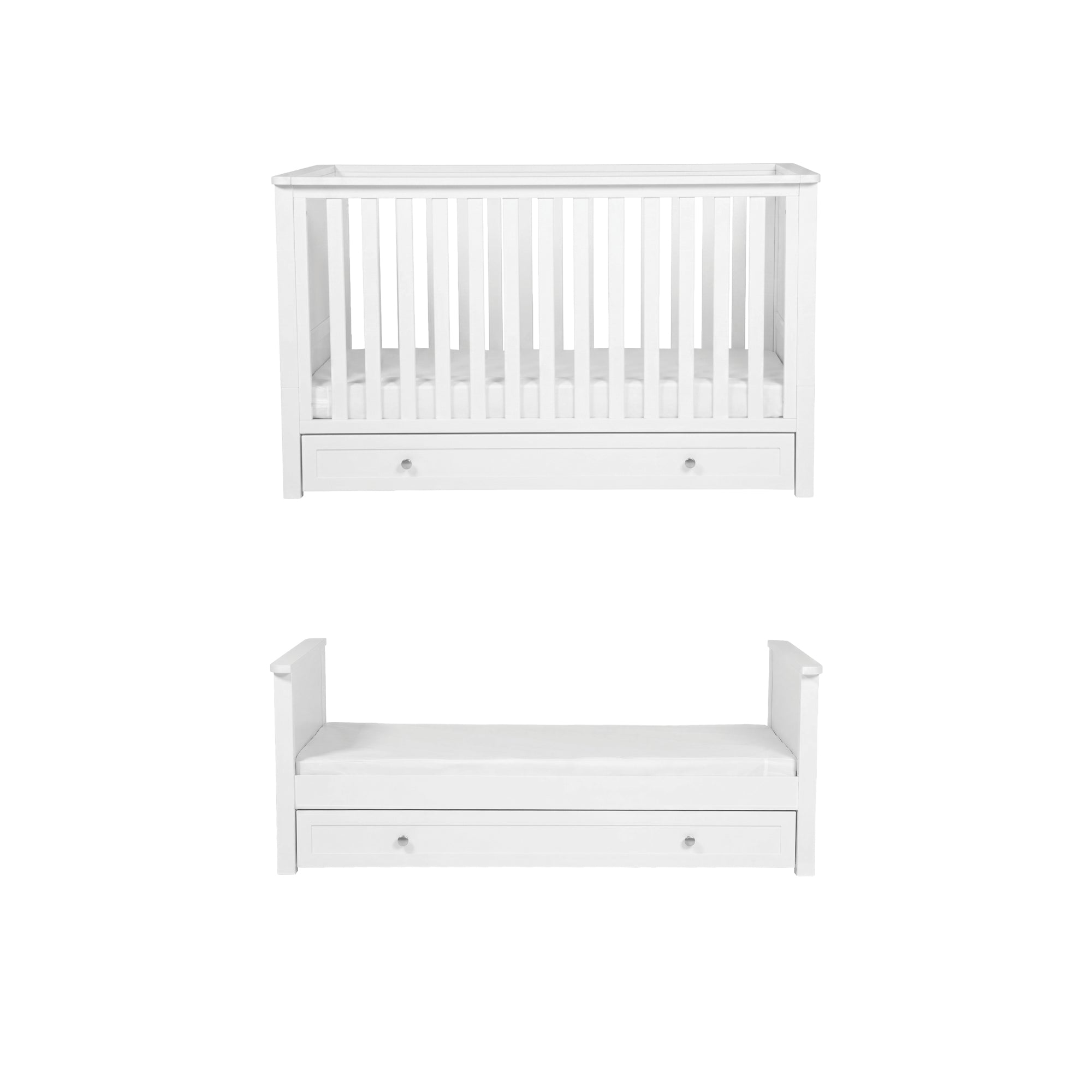 Wanderer Cot Bed White
