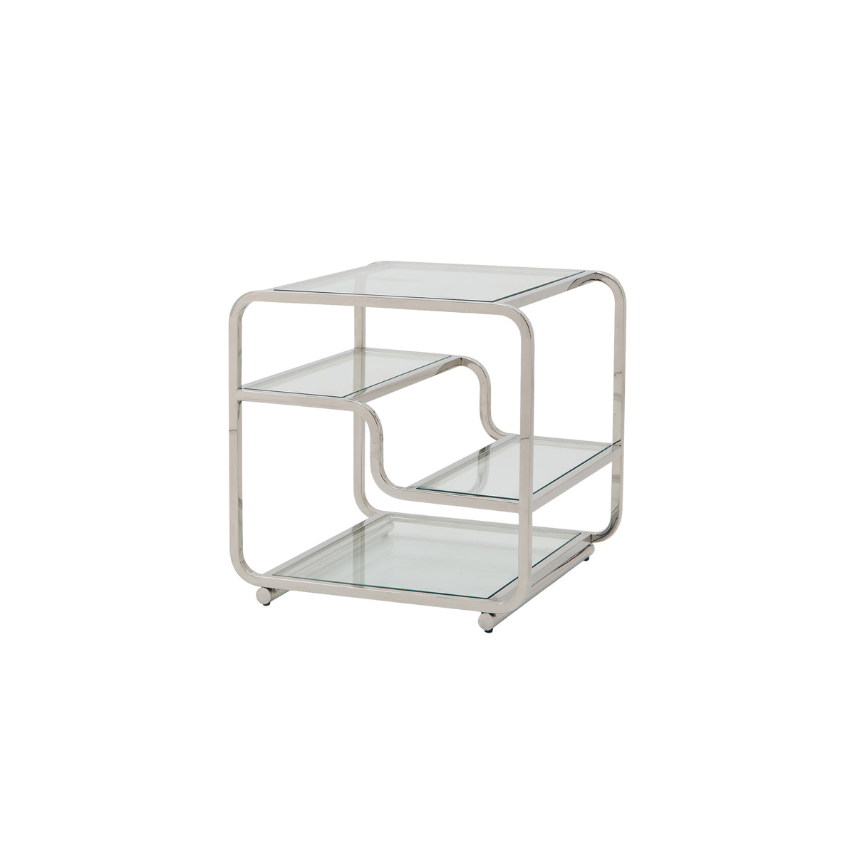 West Chrome Side Table