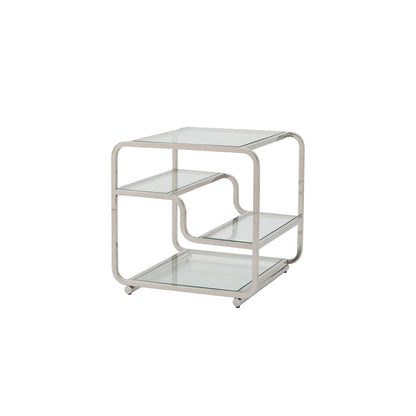 West Chrome Side Table