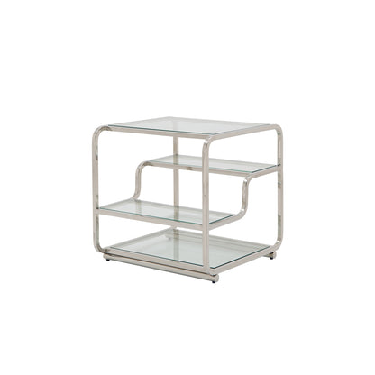 West Chrome Side Table