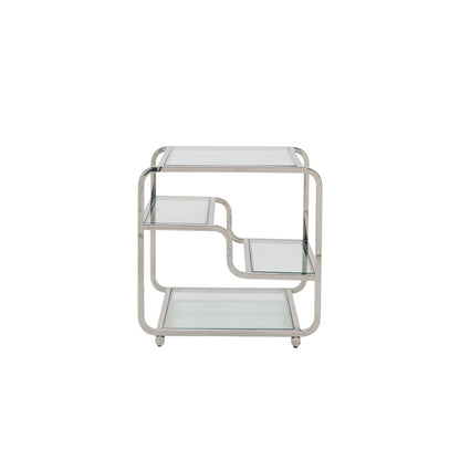 West Chrome Side Table