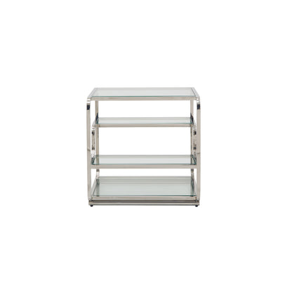 West Chrome Side Table