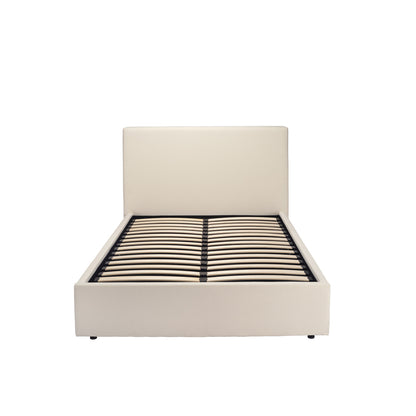 White ottoman Double Bed