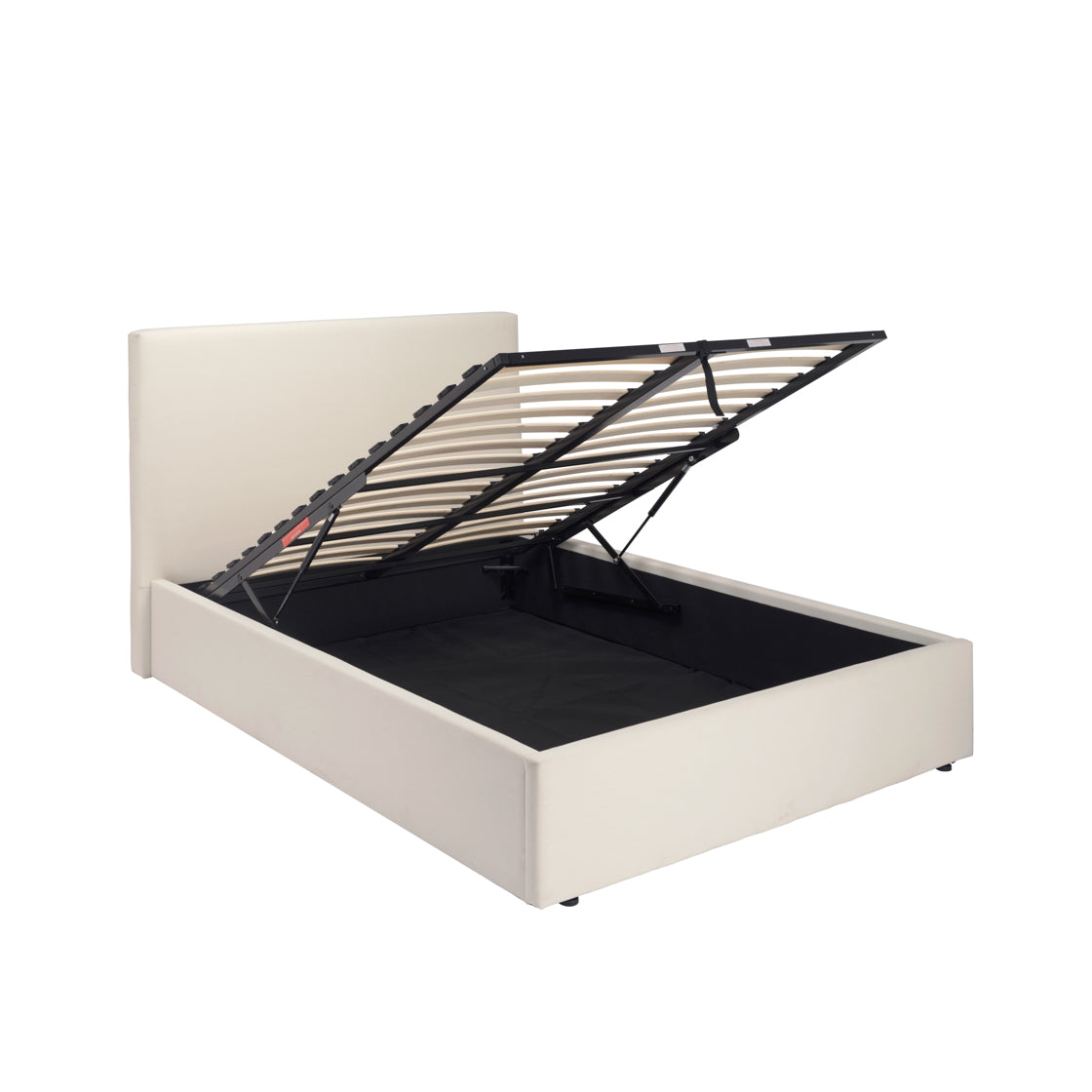 White ottoman Double Bed