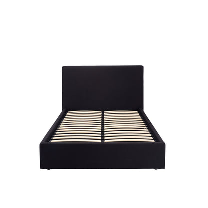 Black ottoman King Bed
