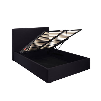 Black ottoman King Bed