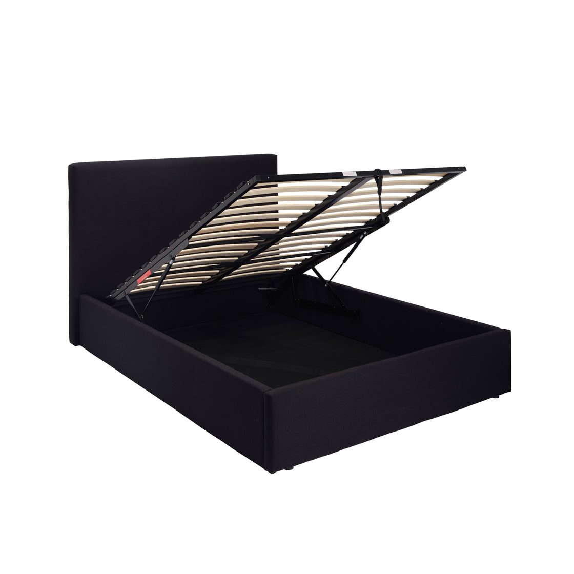 Black ottoman Double Bed