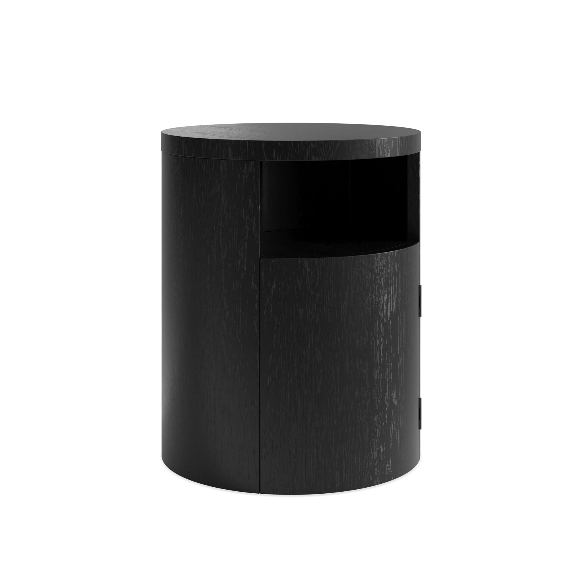 Yora Black Bedside Cabinet